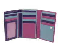 Golunski Porte-Monnaie/Portefeuille en Cuir pour Femme, protégé par RFID, Montana Multi