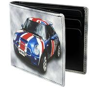 Golunski - Portefeuille Cuir Motif Mini Cooper Drapeau Britannique Retro Haute Qualité Hommes Boîte Cadeau