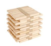 GoMaihe Batonnet Bois, 600pcs Batonnet en Bois Naturel, Bricolage Loisir Creatif pour Enfants, de Glace, Spatule Epilation, Abaisse Langue Adulte