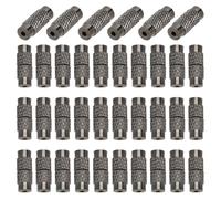 GOMAKERER 100pcs fermoir à Vis Torsadé en Laiton 12x4mm Fermoirs Torsadés à Vis de Colonne en Bronze à Canon Embouts de Cordon de Fixation pour Tube Cylindrique Trou 1mm pour Fournitures de Bijoux