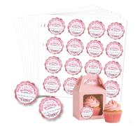 GOMAKERER 320pcs Autocollant D'Avertissement D'Allergène Étiquettes Alerte D'Allergie Alimentaire Étiquettes Roses pour Allergènes Étiquettes Rondes et Étanches pour Restaurants Cuisines Boulangeries