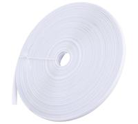 GOMAKERER 50 Yards Désossage en Polyester Haute Densité, 12x1mm Corset à Désosser Cousu Sangle Vêtements Accessoires de Couture Blanc pour Rrobe Mariée en Haute Densité Désossage Bricolage Fabrication