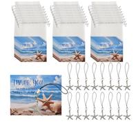 GOMAKERER 50pcs Carte D'Histoire D'Étoile de Mer Vous Faites la Différence Starfish Story Gifts Mini Cartes Souvenirs D'Appréciation pour Cadeau D'Appréciation des Employés Cadeaux de Remerciement