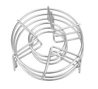 GOMAKERER 6 Dessous de Plat pour Panier Vapeur 3 Tailles Support de Cuisson Vapeur Rond en Acier Inoxydable Grille de Refroidissement Support de Cuisson pour Autocuiseur et Friteuse à Air Chaud