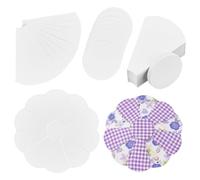 GOMAKERER Environ 88 set Patchwork en Papier Anglais Epp à Fleurs Modèles de Papier Ronds Précis en Éventail Modèles de Matelassage Faits à la Main Pièce de Papier pour Bricolage Patchwork Quilting