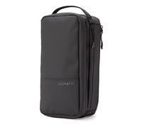 Gomatic Trousse de Toilette Grande - Étanche et Durable - Suspension Pratique - Rangement Produits de Rasage, Maquillage, Accessoires - Noir - 25×12,5×8,8 cm