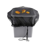 GoMDSA Lot de 2 housses en maille pour fûts de pluie, seaux de collecte d'eau, outil de récolte de pluie, filet de protection pour les barils de pluie de jardin en plein air
