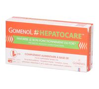 Gomenol Complément alimentaire Hepatocare – Santé et détoxification du foie – 10 comprimés