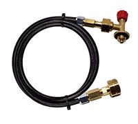 Gomet Campingaz 901,904,907 - Adaptateur de bouteille pour bouteille de gaz butane/remplissage, connecteurs avec tuyau de manchette de 8 mm (4 mètres)