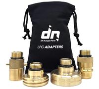 Gomet LPG GPL Autogas Lot d'adaptateurs de recharge pour réservoir de gaz 21,8 mm pour toutes les régions européennes ACME Dish, Euro-ZZLE avec sac