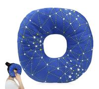 GOMETY Coussin de piercing - 23 x 23 x 5 cm - Pour l'oreille - Contre les maux d'oreille, donut - Pour les personnes dormant sur le côté - Soulage la douleur dans l'oreille, anneau de couchage, donut