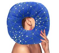 GOMETY Coussin de piercing avec trou, coussin donut pour maux d'oreille, coussin d'oreille contre les maux d'oreille, anneau de dormeur pour les personnes dormant sur le côté pour soulager la douleur