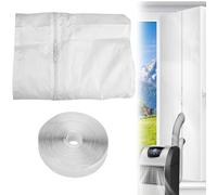 GOMETY Joint de fenêtre de climatisation - 500 cm - Pour climatiseurs mobiles - Passe-fenêtre pour sèche-linge à évacuation d'air - À fixer sur les fenêtres à battant, fenêtre de toit - Pas de perçage
