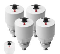 GOMETY Lot de 4 fusibles automatiques à vis 16 A - Filetage E27 - Capacité moyenne (caractéristique L) - Fusible pour ancienne distribution électrique - Fusible automatique à vis (noir)