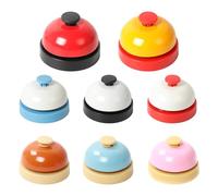 GOMETY Lot de 8 cloches de table en métal - Pour chien et chat - Pour l'entraînement des animaux de compagnie - Pour restaurant, hôtel, bar, cuisine