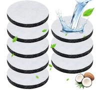 GOMETY Lot de 8 disques filtrants MicroDisc Filtre MicroDisc pour carafes Brita Fill&Go Réduit le chlore, les microparticules et autres impuretés de