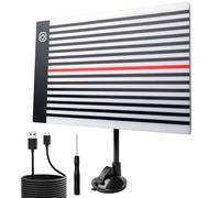 GOMETY Lumière pour réparation de bosses sans peinture, kit de réparation de bosses LED avec support réglable, lampe de test USB de bande de carrosserie et tableau de réflecteur LED Paintless Body