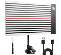 GOMETY Lumière pour réparation de bosses sans peinture, kit de réparation de bosses LED avec support réglable, lampe de test USB de bande de carrosserie et tableau de réflecteur LED Paintless Body