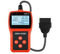 GOMETY OBD2 Dispositif de diagnostic de voiture, lecteur de code d'erreur du moteur, dispositif de diagnostic automobile, moteur EOBD, lecteur d'erreur, lecteur 10 langues, détection de tension pour