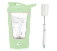 GOMETY Shaker électrique, rechargeable par USB C, sans BPA, mixeur automatique de protéines, 450 ml, vert
