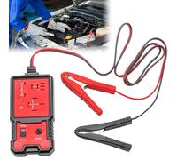 Gomety Testeur De Relais De Voiture : Dispositif De Diagnostic Professionnel, Testeur De Batterie De Voiture 12/24V Avec Pinces, Pour Moto Et Bateau, Kit De Test Portable, Affichage LED Rouge/Vert