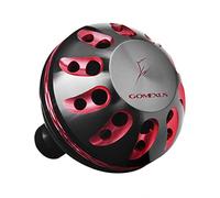 Gomexus - Bouton d'alimentation Compatible pour Shimano Stradic CI4 Nasci Daiwa Ballistic LT Legalis LT Spinning Moulinet Poignée de Remplacement en métal, Noir/argenté, 41mm
