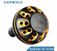 GOMEXUS-Bouton de poignée de moulinet de pêche, pour modèle Daiwa, Shimano, Sedona, 3000-5000, 38-41mm Noir Rouge