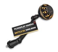 Gomexus Poignée de rechange compatible avec les bobines Penn Battle III & IV (assurez-vous de la taille de votre moulinet et veuillez noter la première image)