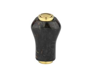 GOMEXUS Power Knob Bouton de Moulinet de Pêche Compatible avec Shimano Stella Vanquish Vanford Calcutta Conquest Daiwa Exist Tatula Exceler Certate LT Spinning Reel et Baitcasting Reel (Or noir, 22mm)