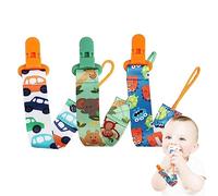 Gomice Attaches-,Pinces à tétine en Tissu | L'attache-Sucette Bibs Reste en Place, Bon Effet Fixe pour bébé, Filles, garçons