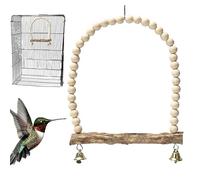 Gomice Balançoire Perroquet - Bird Perches Suspensions Cloche pour Perroquets,Perchoirs pour Conures, Jouets Perruches pour Cage, Balançoires pour Petits Oiseaux