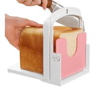 Gomice Découpe Pain Trancheur | Trancheur Manuel à Main Pour Préparer Pain Maison,Base Antidérapante Pour Préparation De Toasts, Bagels Et Gâteaux