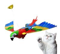 Gomice Jouet pour Chat Oiseau Volant Électronique | Oiseau Volant Électronique avec Lumière Et Son | Simulation Suspendue en Intérieur pour Jeu Stimulant Éliminer L'Ennui Chasse Exercice Saut