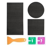 Gomice Kit De Réparation pour Trampoline avec Patch - Bandage Autoadhésif Réparation Trous - 3 Formes Autocollantes Carré Rectangle Rond | Accessoires Trampoline
