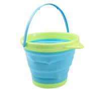 Gomice Seau de Plage en Silicone, Seau de Plage pour | Jouer au Jouet de Seau de Sable pour Les | Jouet Amusant d'extérieur aux Couleurs Vives pour Jardin, Piscine, lac et Jardin