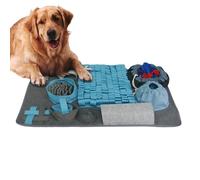 Gomice Tapis reniflant pour Chiens,Tapis reniflant pour Chiens,Tapis renifleur pour Chien carré | Tapis d'alimentation pour Chien, Accessoires d'entraînement à Alimentation Lente avec 10 éléments