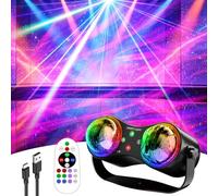 Gomifie Boule Disco 5 en 1 avec Effet Aurore et Motif Rouge-Vert pour DJ