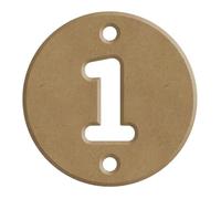 GOMILLE 32 RONDS ANNIVERSAIRE - 6 MM certifié PEFC 100% - Décoration Noël en Bois