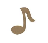 GOMILLE Aladine Note Simple- Support en Bois à Peindre et Décorer - Idéal Déco Intérieure, Chambre, Anniversaire - Bois Naturel 100% Français - 10cm x 11cm