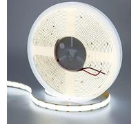 GOMING 24V 10M Double Rangée Ruban LED COB Blanc Froid 6000K 600LED/M CRI 93+ Haute Luminosité 20000lm Non étanche IP20 Flexible Découpable Bande LED pour Maison Chambre Décorer(Sans Alimentation)