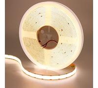 GOMING 24V 10M Double Rangée Ruban LED COB Blanc Naturel 4000K 600LED/M CRI 93+ Haute Luminosité 20000lm Non étanche IP20 Flexible Découpable Bande LED pour Maison Chambre Décorer(Sans Alimentation)