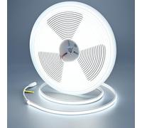 GOMING 24V 10M Neon COB Ruban LED Blanc Froid 6000K IP67 étanche 312LEDs/M CRI 93+ 6300lm 11W/M Lueur Uniforme Flexible Bande LED Autocollante pour Accueil Décorer(Alimentation non Incluse)