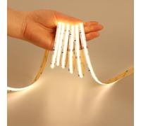 GOMING 24V 10M WS2811 IC COB Ruban LED Blanc Chaud 3000K Adressable Effets de l'eau Courante 360LED/M CRI 93+ IP20 Non Imperméable Bande LED pour Décoration Maison (Sans Adaptateur et Contrôleur)