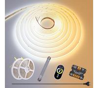 GOMING 24V 20M(2X10M) Tunable Blanc CCT COB LED Ruban 2700-6500K Dimmable avec Alimentation 24V 200W et Contrôleur 576LEDs/M CRI 93+ Flexible IP20 Non étanche LED Bande pour Décoration La Maison