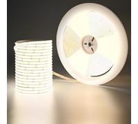 GOMING 24V 20M COB Ruban LED Blanc Naturel 4000K 146W 480LED/M Luminescence Uniforme CRI 93+ Haute Luminosité 14000lm Non étanche Flexible Découpable Bande LED pour Maison Décorer(Sans Alimentation)