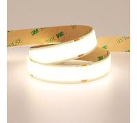 GOMING 24V Largeur 15mm COB Ruban LED Blanc Naturel 4000K 960LED/M 5M 25W/M Luminescence Uniforme CRI 93+ Haute Luminosité 13750lm Non étanche Flexible Bande LED pour Maison Décorer(Sans Alimentation)