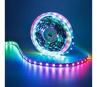 GOMING 5V WS2812B Bande LED Adressable RGB Ruban LED 5M Dream Color 300LEDs