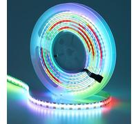 GOMING 5V WS2812B Bande LED COB Adressable Individuellement 5M 800LED RGB LED Strip Full Color Dream Color Ruban LED IP20 Non étanche pour la fête à la Maison(Alimentation et Contrôleur Non Inclus)