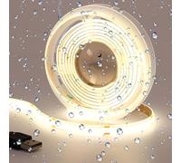 GOMING DC 5V USB COB Ruban LED Blanc Naturel 4000K IP65 Étanche 2M 320LED/M CRI 93+ Alimenté par USB LED Bande Haute Luminosité pour DIY Décorer