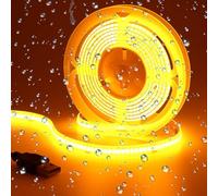 GOMING DC 5V USB COB Ruban LED Orange IP65 Étanche 2M 320LED/M Alimenté par USB LED Bande pour DIY Décorer